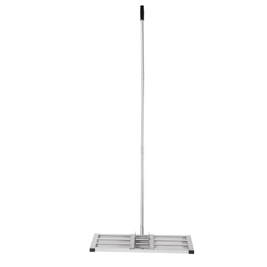 Ground Levelling Rake with Stainless Steel Handle, Gardening Levelling Tool, 